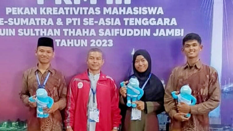Tim MFQ UIN IB Padang dalam ajang PKM III di Jambi. [Foto: Dok. UIN IB Padang]