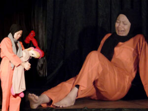 Penampilan tim monolog UIN IB Padang di PKM III Jambi. [Foto: Dok. UIN IB Padang]