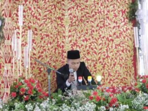 Penampilan Qari UIN IB Padang di PKM III Jambi. [Foto: Dok. UIN IB Padang]