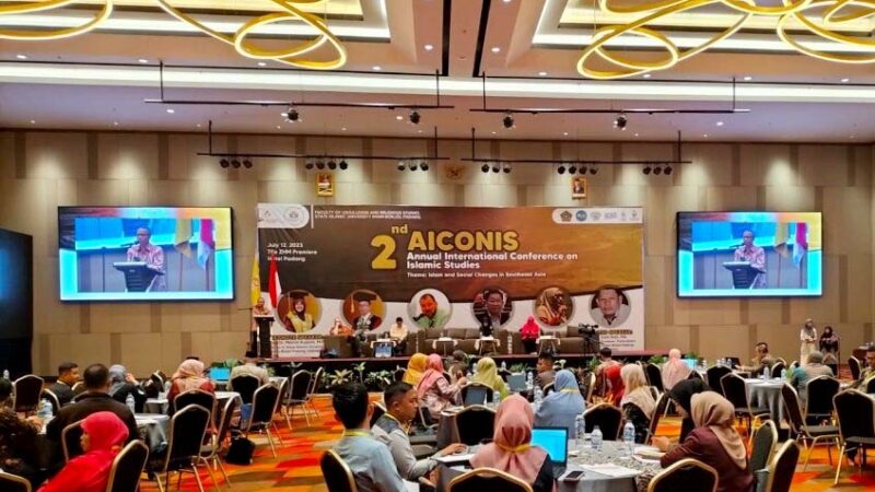 Seminar Internasional The 2nd Annual International Conference on Islamic Sudies yang diselenggarakan oleh FUSA UIN IB Padang. [Foto: Dok. UIN IB Padang]