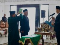 Kepala Badan Keuangan daan Aser Daerah (BKAD), Endi Nazir dilantik sebagai Penjabat Sekda Sijunjung oleh Bupati Sijunjung, Benny Dwifa Yuswir