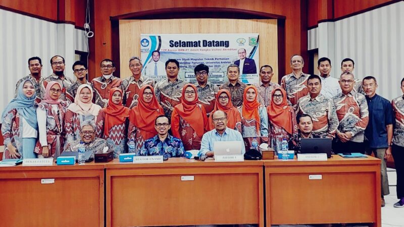Departemen TPB Fateta Unand Jalani Visitasi Akreditasi Program Studi Magister dari BAN-PT