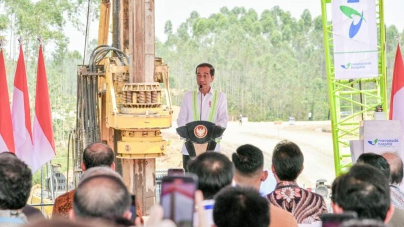 Jokowi Lakukan Groundbreaking RS Mayapada di IKN