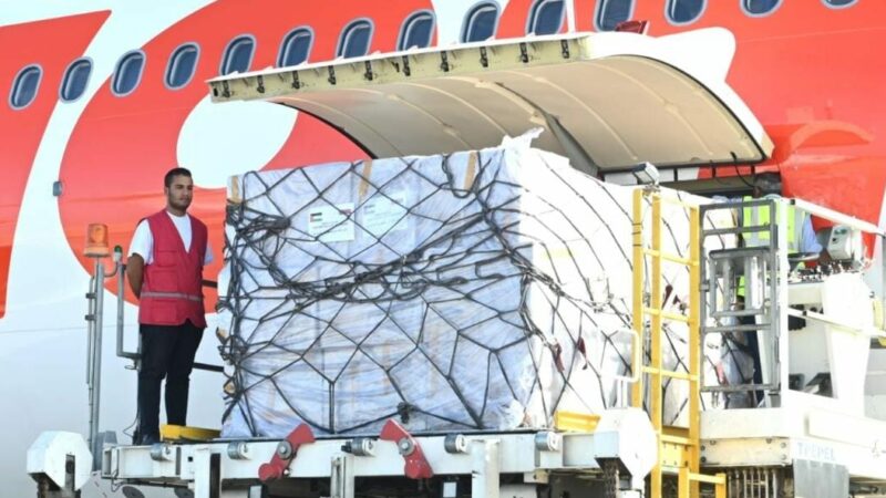 Pesawat Ketiga Pembawa Bantuan Indonesia untuk Palestina Tiba di El Arish