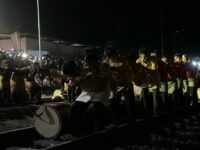 Pertunjukan Kolosal Perkusi Kureta Mandaki Gendangkan Galanggang Arang #7 Kayutanam