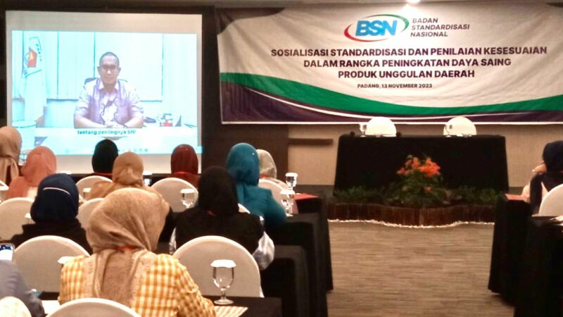 Anggota DPR RI asal Sumbar, Andre Rosiade mengungkapkan bahwa standardisasi atau Standar Nasional Indonesia (SNI) ke depan akan menjadi