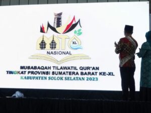 Pemkab Solok Selatan resmi merilis logo dan maskot MTQ Nasional XL Tingkat Provinsi umbar di Aula Sarantau Sasurambi Kantor Bupati Solsel,