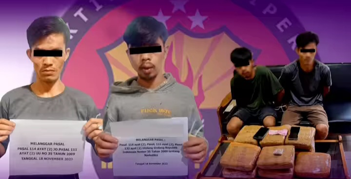 Peredaran narkotika jenis ganja dengan modus pengiriman melalui jasa ekspedisi berhasil digagalkan Tim Phantom Sat Narkoba Polres Payakumbuh