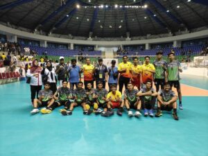 Tim Bola Voli Sumbar memastikan melangkah ke babak final Porwil XI-2023, Riau.Kepastian itu diperoleh usai mengalahkan Lampung dengan