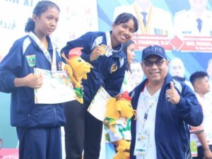 Kontigen Sumatra Barat (Sumbar) terus menambah perbendaharaan medali emasnya di Pekan Olahraga Wilayah (Porwil) XI-2023 Riau.