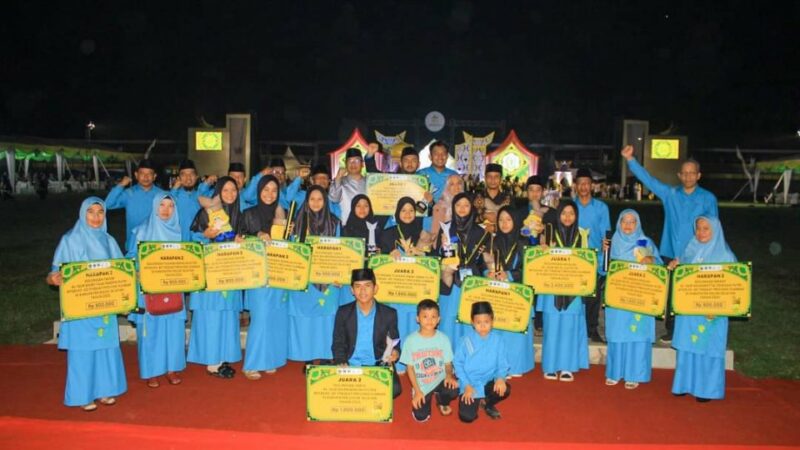 Kafilah Kota Pariaman Raih Peringkat 6 MTQN Sumbar di Solok Selatan