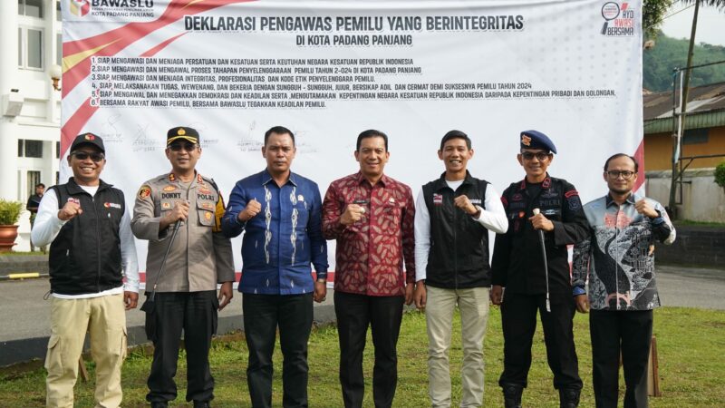 Bawaslu Padang Panjang Gelar Apel Siaga Pengawasan Kampanye Pemilu 2024