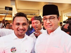 Ketua DPW PKB Sumbar Firdaus bersama Anies Baswedan