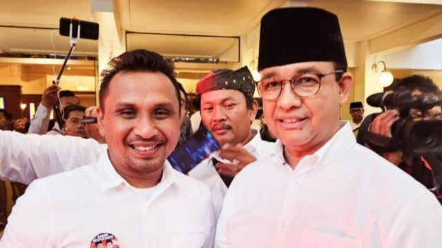 Ketua DPW PKB Sumbar Firdaus bersama Anies Baswedan