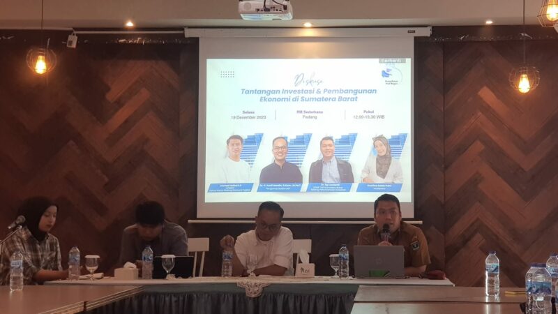 Tantangan Investasi di Sumbar, Kuncinya Koordinasi Lintas Sektor