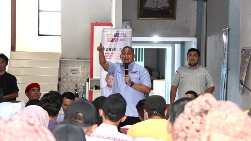 Konsolidasi TKD: Andre Kumpul Bersama Relawan dan Milenial Prabowo-Gibran Lima Puluh Kota dan Payakumbuh