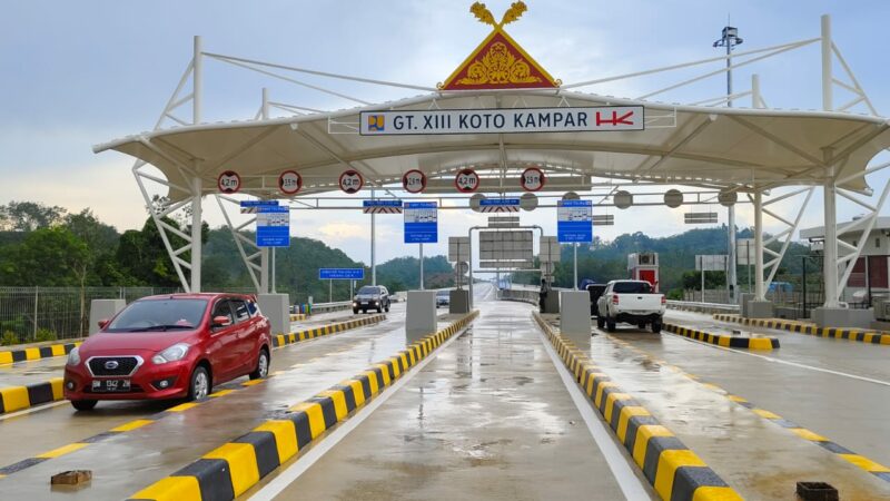 Libur Nataru, Volume Kendaraan Melintas di Tol Trans Sumatra Naik 50 Persen
