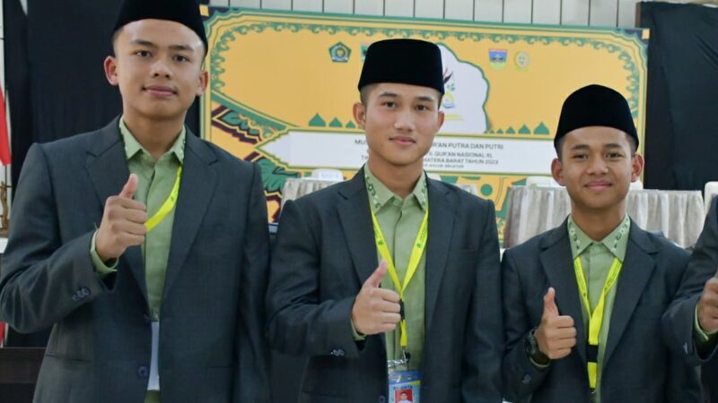 Agam Raih Emas Pertama di MTQN Sumbar dari Cabang MFQ Putra