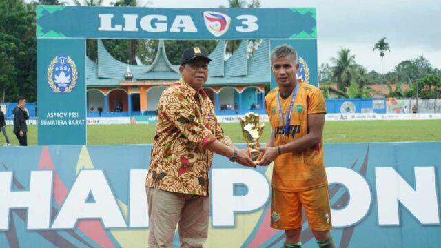 Liga 3 Sumbar: Pelatih dan Kiper PSPP Jadi yang Terbaik di Kompetisi