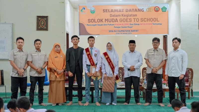 Solok Muda dan Densus 88 Gelar Dialog Kebangsaan di SMAN 2 Sumatera Barat