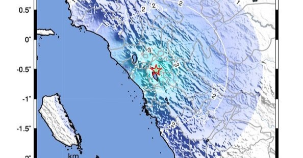 Gempa M 4,4 di Batusangkar Akibat Aktivitas Sesar Sumatra Segmen Sumani