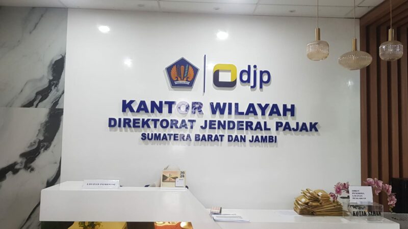 Sampai Mei 2024, DJP Catat Penerimaan Pajak di Sumbar Rp2,28 Triliun