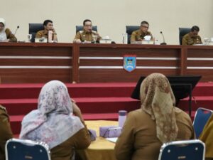 Pemko Payakumbuh gelar rapat evaluasi penanganan sampah di Aula Ngalau lantai 3 Balai Kota Payakumbuh, Selasa (23/1/2024).