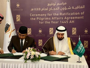 Pemerintah Republik Indonesia (RI) bersama Pemerintah Kerajaan Arab Saudi telah menandatangani kesepakatan perhajian (Ta'limatul Hajj)