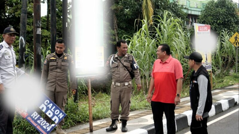 APK dan Bahan Kampanye Caleg di Pariaman Ditertibkan