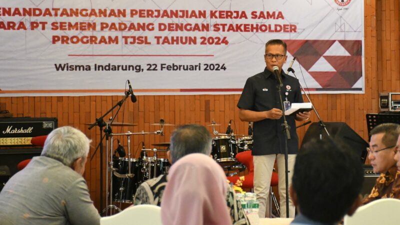 Semen Padang Gandeng Sejumlah Pihak Wujudkan TJSL 2024