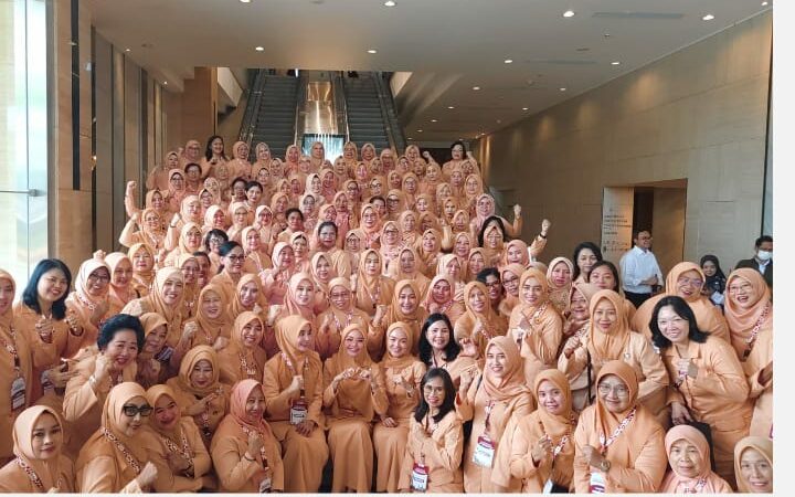 Dharma Wanita Persatuan (DWP) Kementerian Agama Republik Indonesia melakukan Rapat Kerja Nasional (Rakernas) di Kota Semarang, Jawa Tengah.