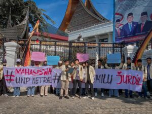 Mahasiswa UNP Serukan Pemilu Jurdil