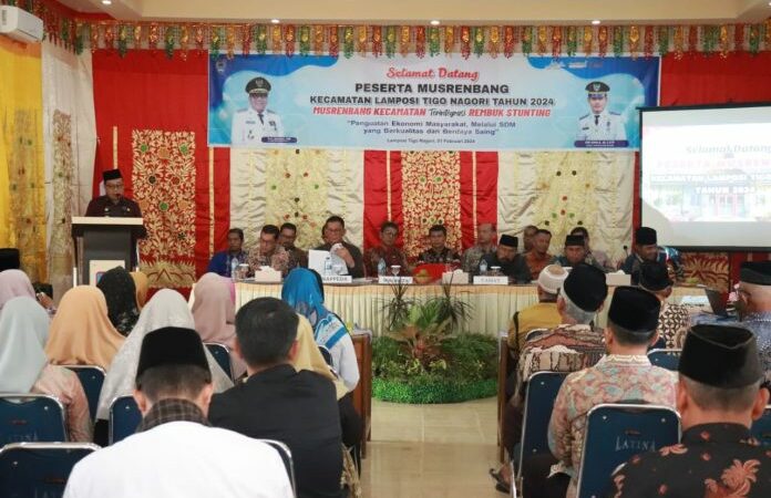Kecamatan Latina menjadi kecamatan pertama di Kota Payakumbuh yang melaksanakan Musyarawah Rencana Pembangunan (Musrenbang)