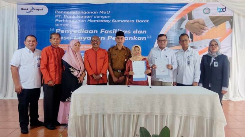 Bank Nagari dan PHSB Jalin Kerjasama Dorong Pengembangan Homestay di Sumbar