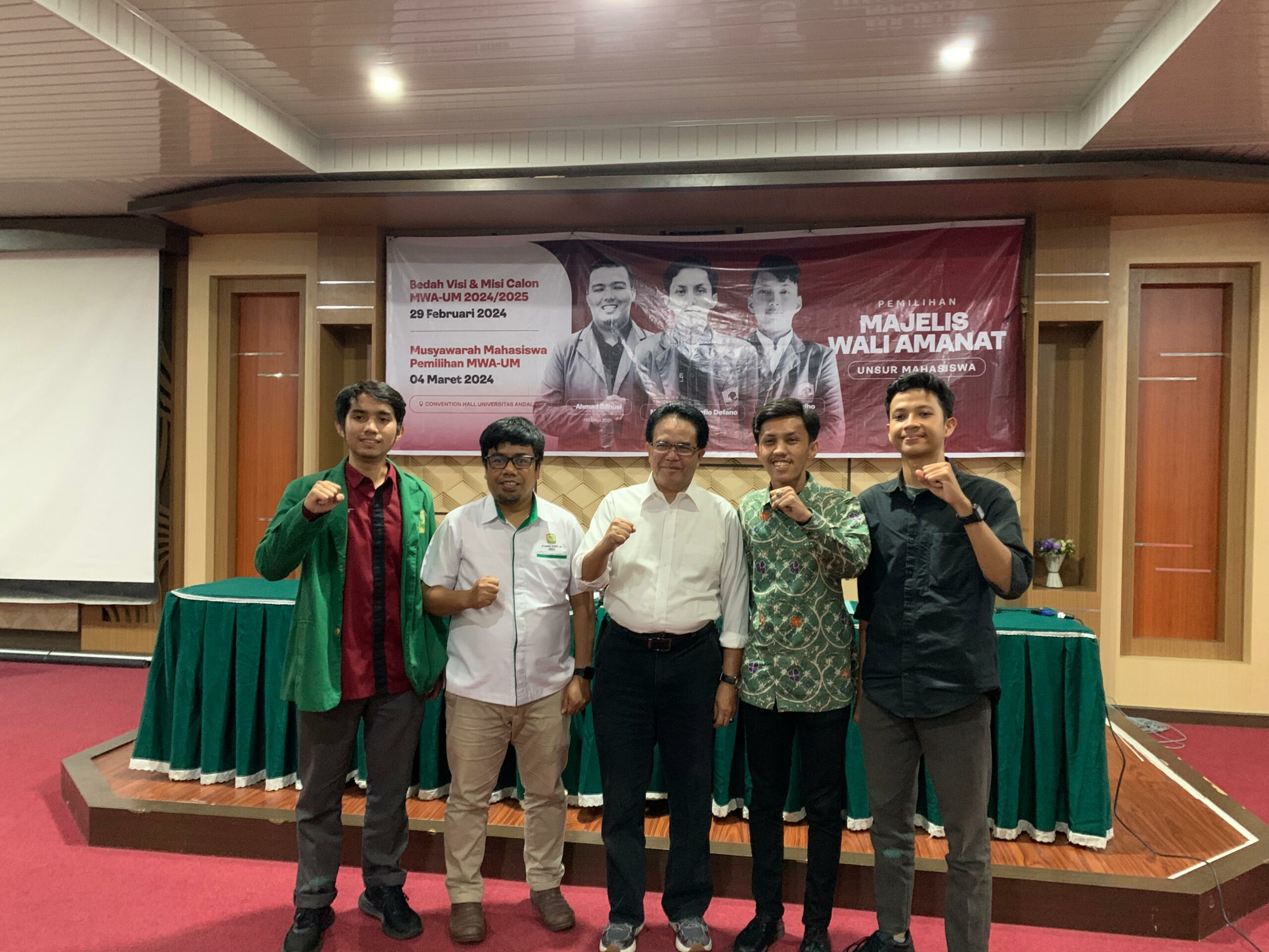 Aliefio Defano Terpilih Menjadi MWA UNAND dari Unsur Mahasiswa