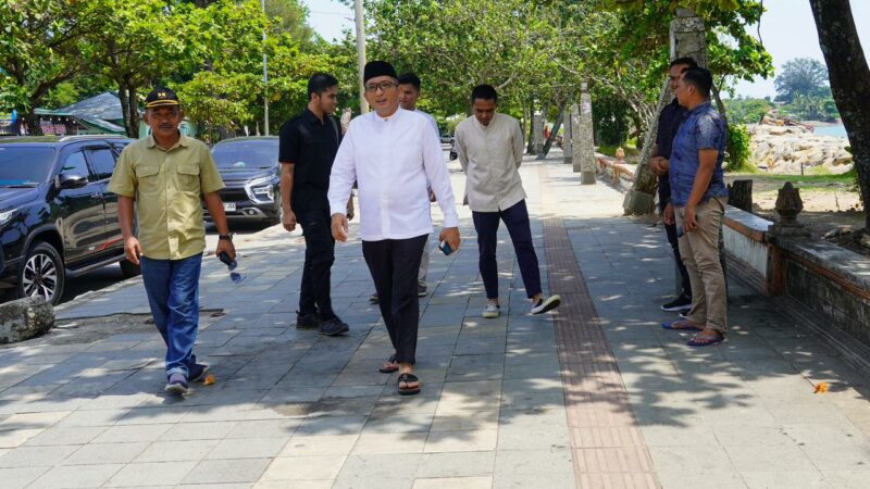 Pemko Revitalisasi Pedestrian Pantai Padang Sambut Pemudik Lebaran