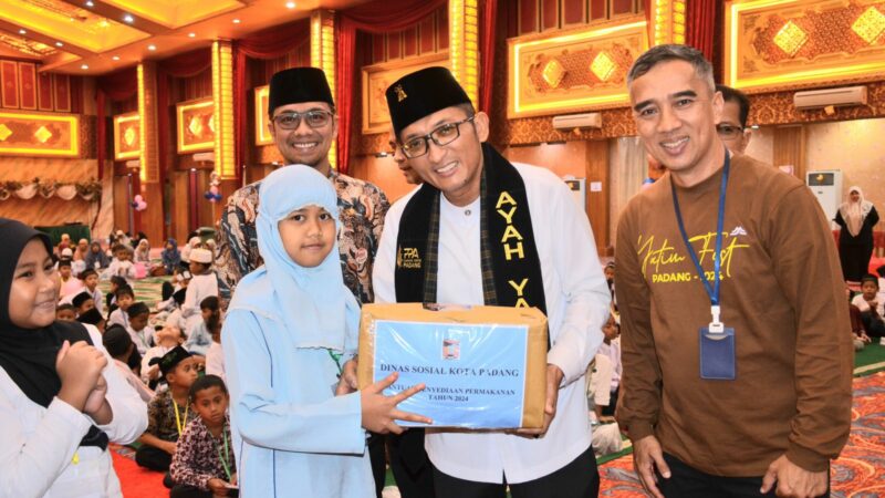 Wako Padang Hendri Septa Motivasi Ratusan Anak di Yatim Fest 2024