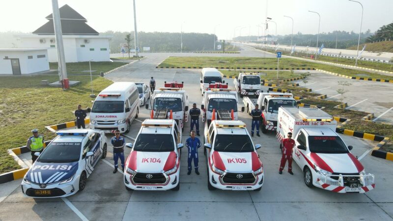Siap Layani Arus Mudik di Tol Trans Sumatra, HK Gelar Apel Serentak