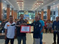 Kepala Dinas Perikanan dan Pangan Kota Padang Alfiadi, membuka kegiatan Bulan Cinta Laut 2024 serta Sosialisasi Program Pemberdayaan Nelayan