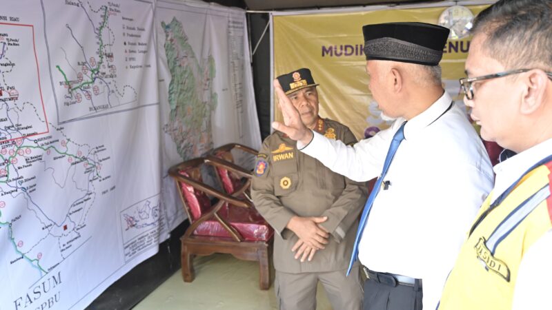 Kunjungi Posko Terpadu di Limapuluh Kota, Gubernur Pastikan Kelancaran Arus Mudik di Sumbar