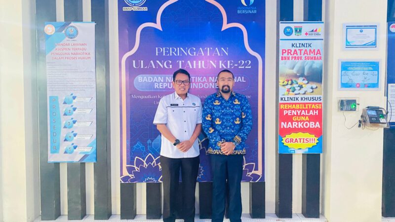 Pemprov Janji Dukung BNN dalam Penanggulangan Narkoba di Sumbar