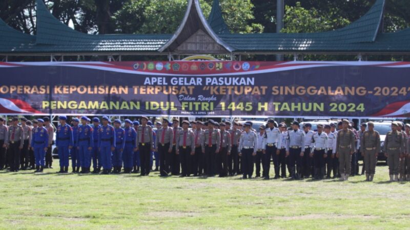 2.545 Personel Dikerahkan Amankan Mudik Lebaran di Sumbar