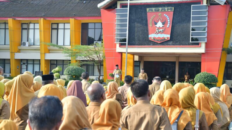 Pemkab Agam Gelar Apel Gabungan Pasca Libur Idul Fitri, Pastikan Pelayanan Kembali Optimal