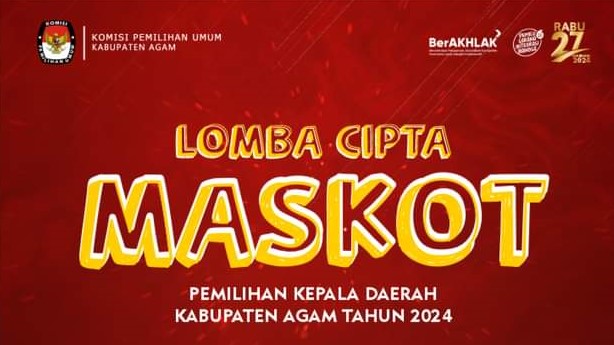 KPU Agam Gelar Lomba Cipta Maskot Pilkada 2024 dengan Hadiah Jutaan Rupiah
