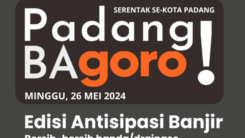 Lanjutkan Padang Bagoro, Pj Wako Imbau Warga Bersihkan Pekarangan Sendiri Antisipasi Banjir