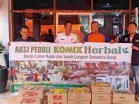 Ribuan Komix Herbal untuk Korban Banjir Lahar Dingin dan Longsor Sumbar