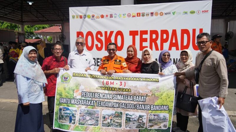 Peduli Bencana Tanah Datar, BM 3 Sumut Salurkan Bantuan dan Santunan