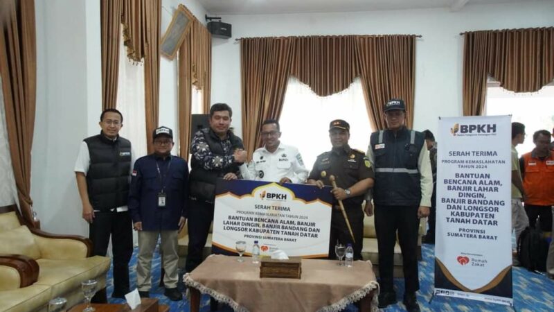 BPKH Salurkan Rp380 Juta untuk Korban Bencana di Tanah Datar