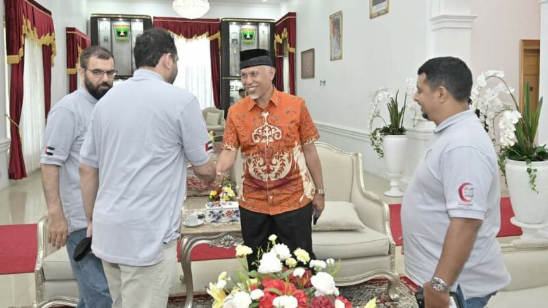 Terima Kunjungan Bulan Sabit Merah UEA, Mahyeldi Harapkan Bantuan Perbaikan Infrastruktur