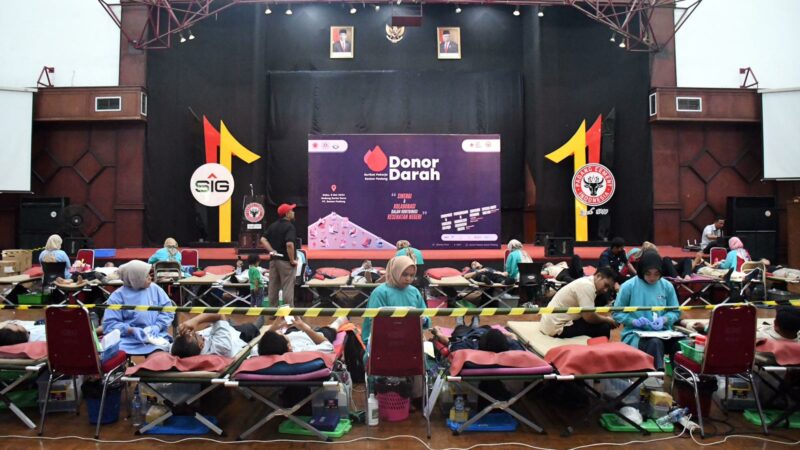 Hari Buruh, Serikat Pekerja Semen Padang Sumbangkan 310 Kantong Darah ke PMI